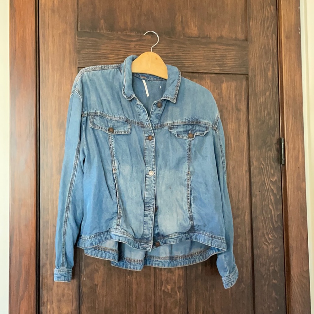 Free People Denim Buttonup